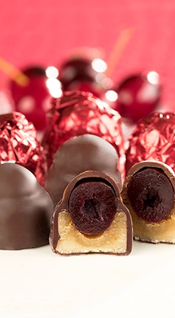 Niederegger Dark Chocolate Marzipan Cherry Liqueur Cordials