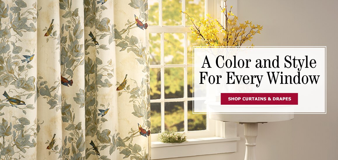 A Color and Style for Every Window. Shop Curtains & Drapes