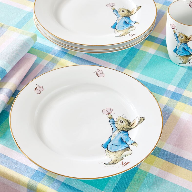 Peter Rabbit Dinner Plate, Set of 4
