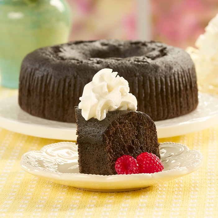 Dark Chocolate Rum and Raspberry Liqueur Cake