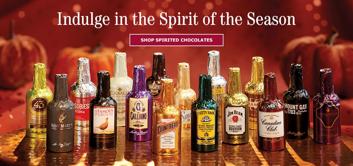 Indulge in the Spirit of the Season. Shop Spirited Chocolates