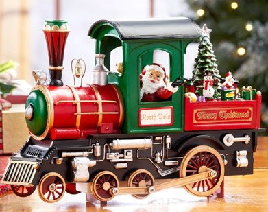 Santa's On His Way Musical LED Train