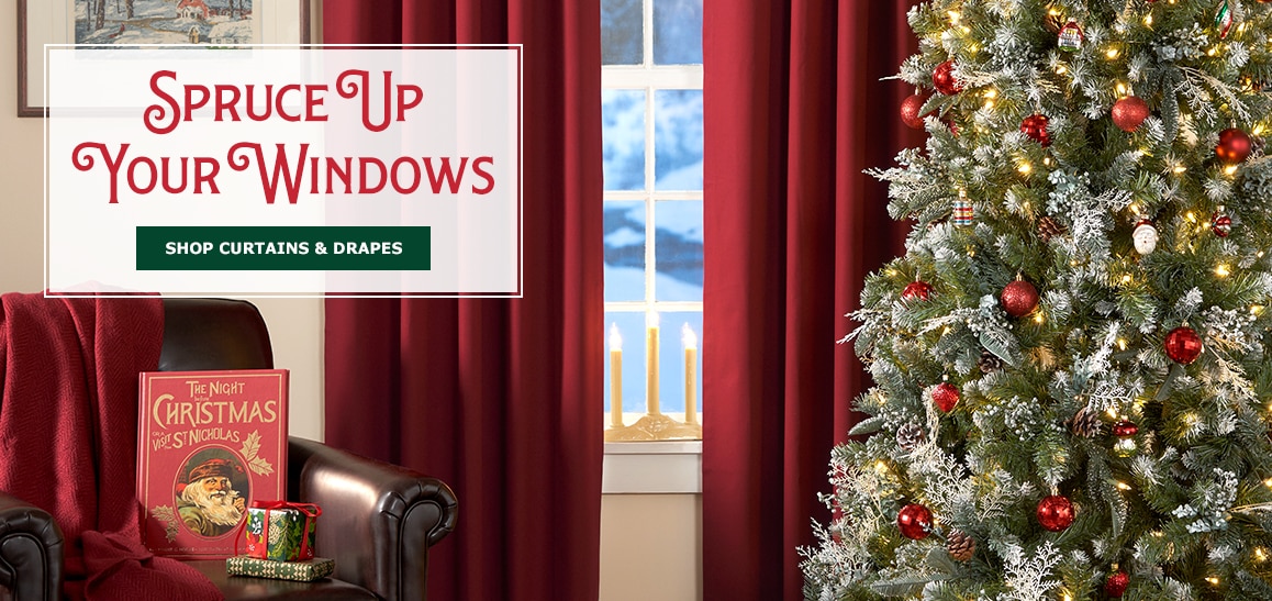 Spruce Up Your Windows. Shop Curtains & Drapes.