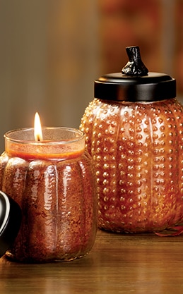 Pumpkin Jar Candle, In 2 Sizes