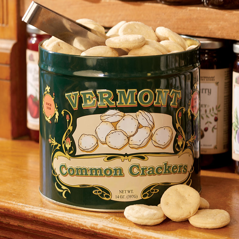 Vermont Common Crackers, 14 Ounce Tin