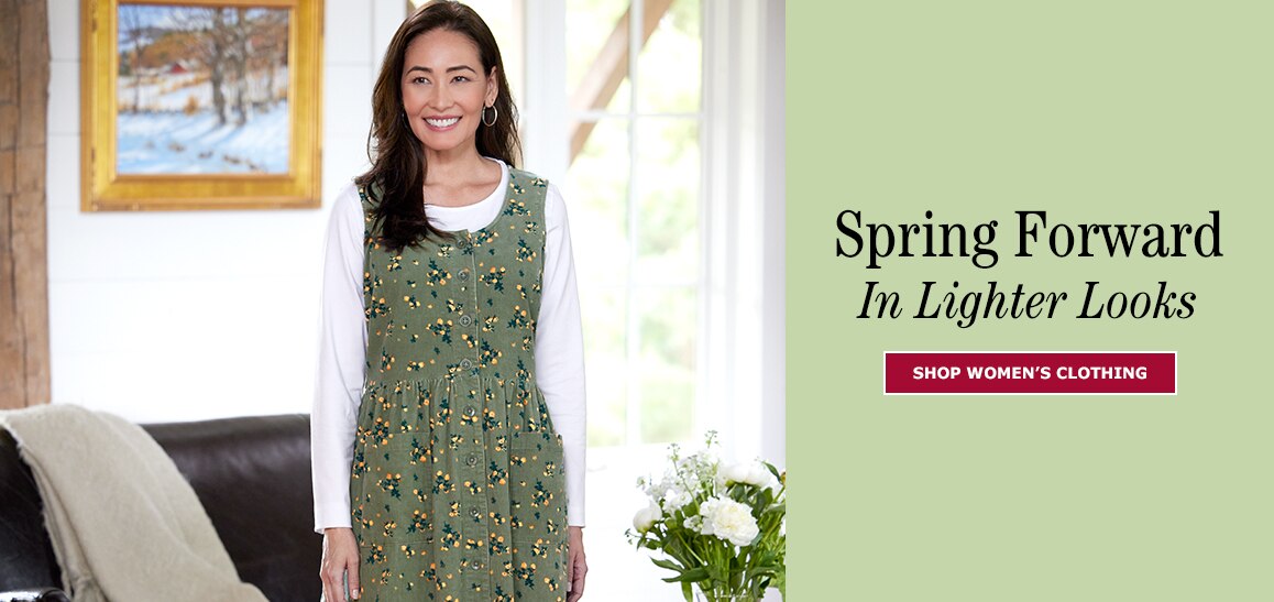 Spring Forward in Lighter Looks. Shop Women's Clothing