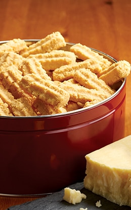 Vermont Cheddar Cheese Straws, In 2 Sizes