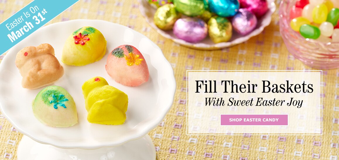 Fill Their Baskets with Sweet Easter Joy. Shop Easter Candy