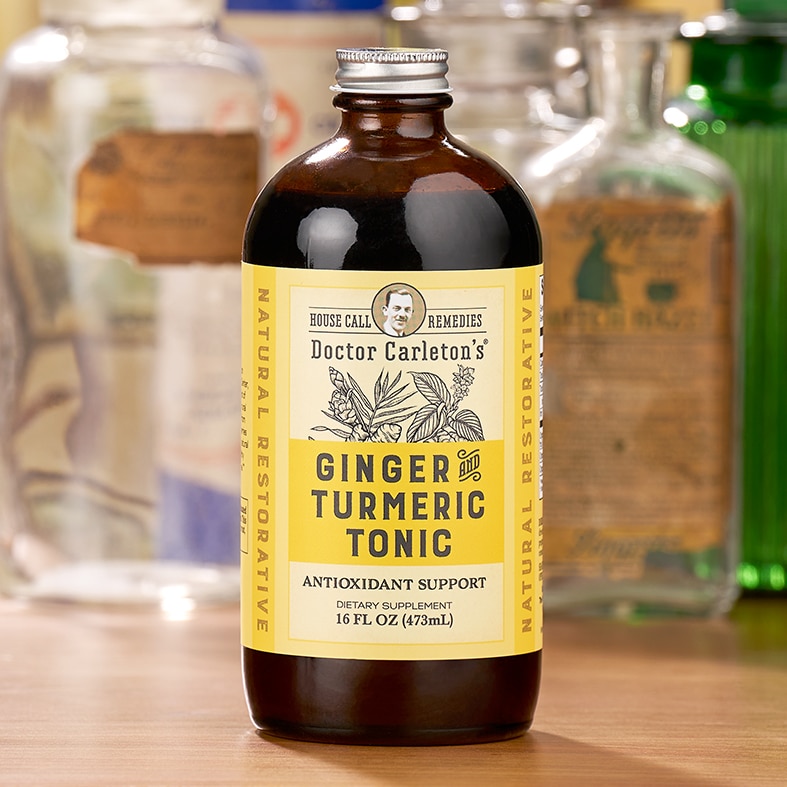 Doctor Carleton's Ginger And Turmeric Tonic, 16 Oz. Bottle