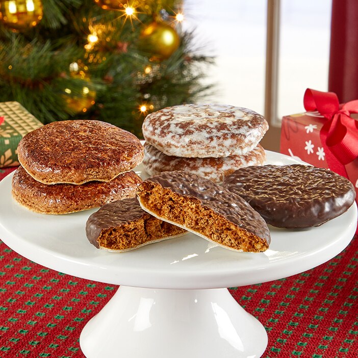 German Lebkuchen Gingerbread Spice Cookie Assortment