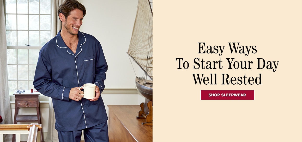 Easy Ways to Start Your Day Well Rested. Shop Sleepwear.