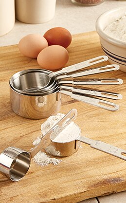 Stainless Steel Measuring Cups, Set Of 7
