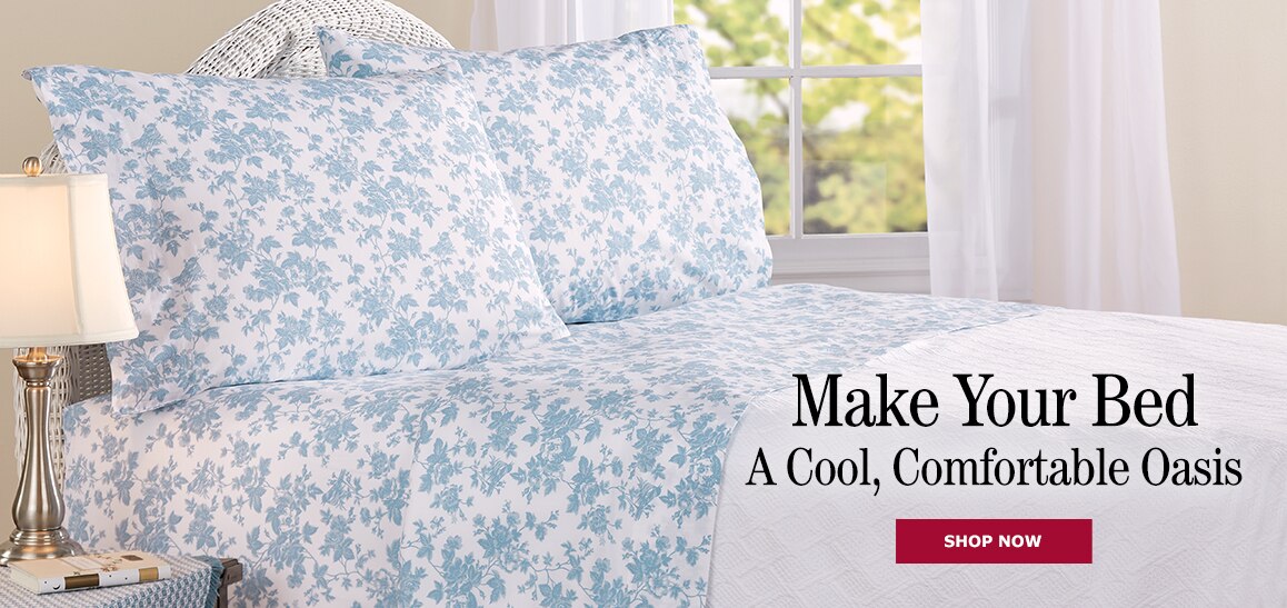 Make Your Bed A Cool, Comfortable Oasis