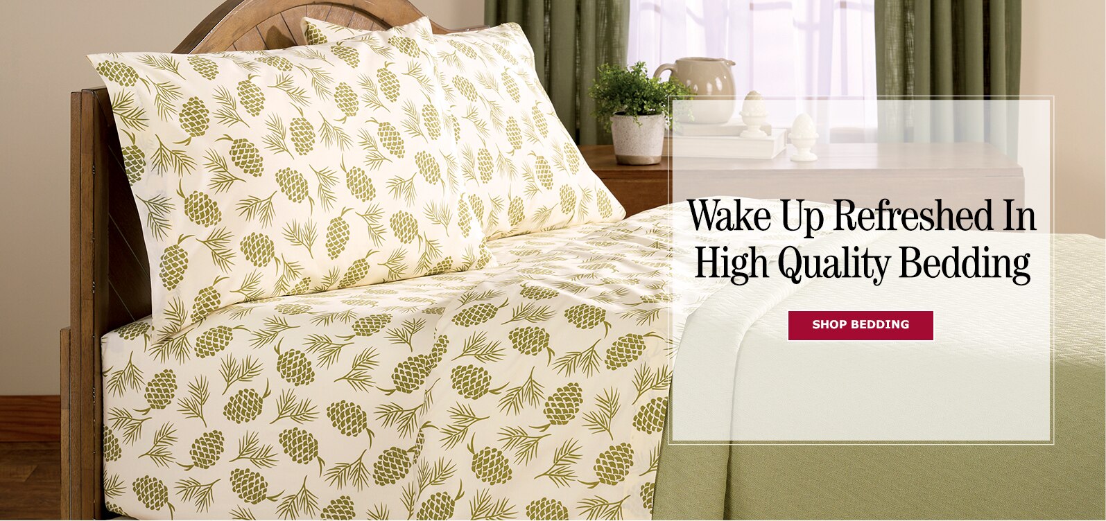 Wake Up Refreshed in High Quality Bedding. Shop Bedding