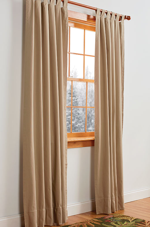 Insulated Tab Top Curtains And Valances