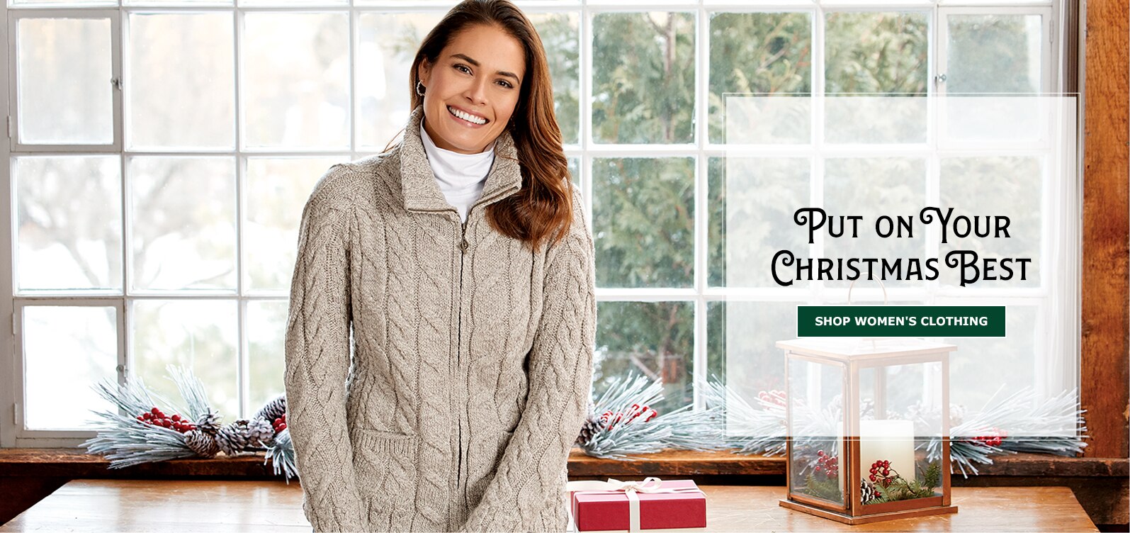 Put on Your Christmas Best. Shop Women's Clothing