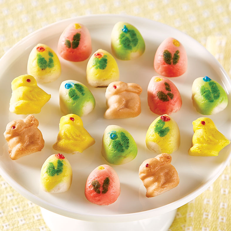 Easter Marzipan Eggs, Bunnies, and Chicks