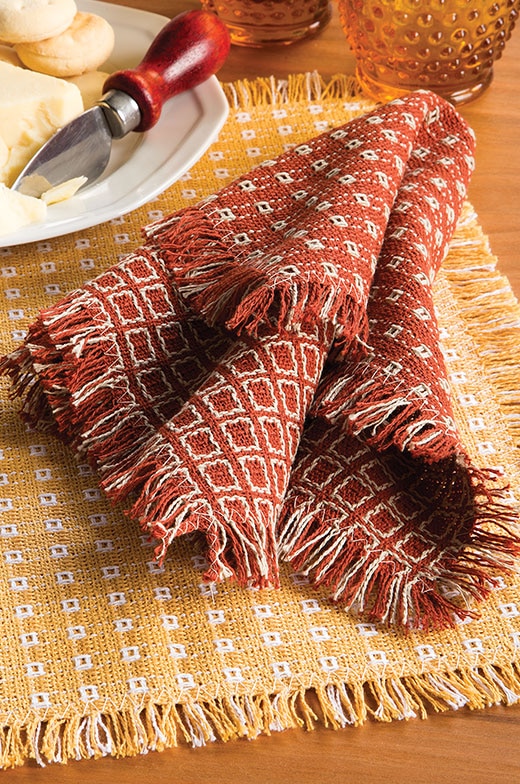Mountain Weave Cotton Placemat, Set Of 2