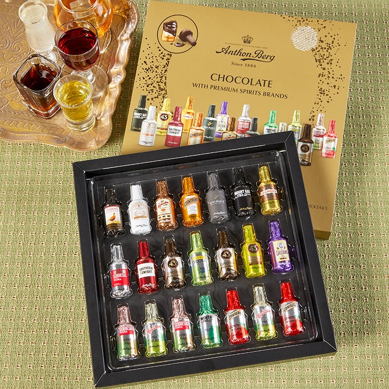Anthon Berg Chocolate Liqueur Bottle Variety Box