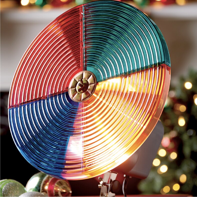 Lighted Christmas Tree Color Wheel