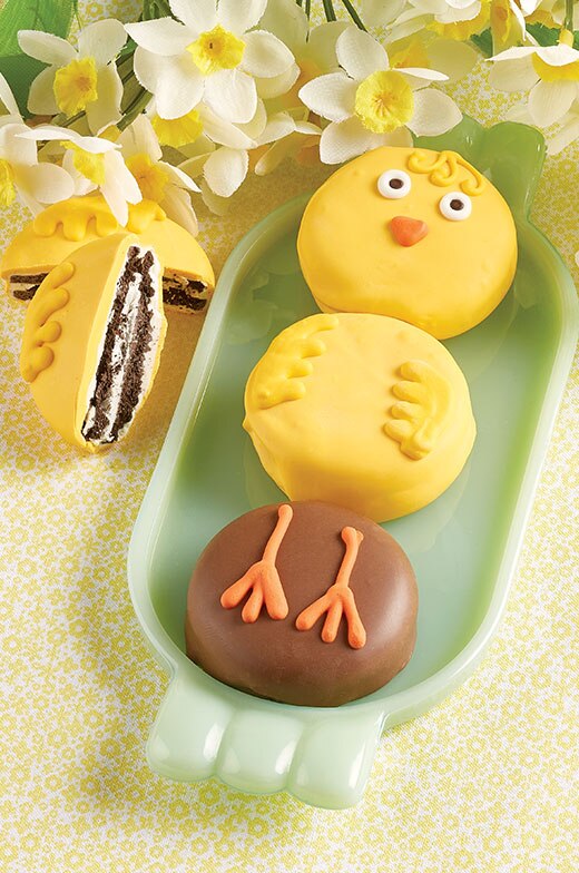Three-Piece Oreo Cookie Easter Chick