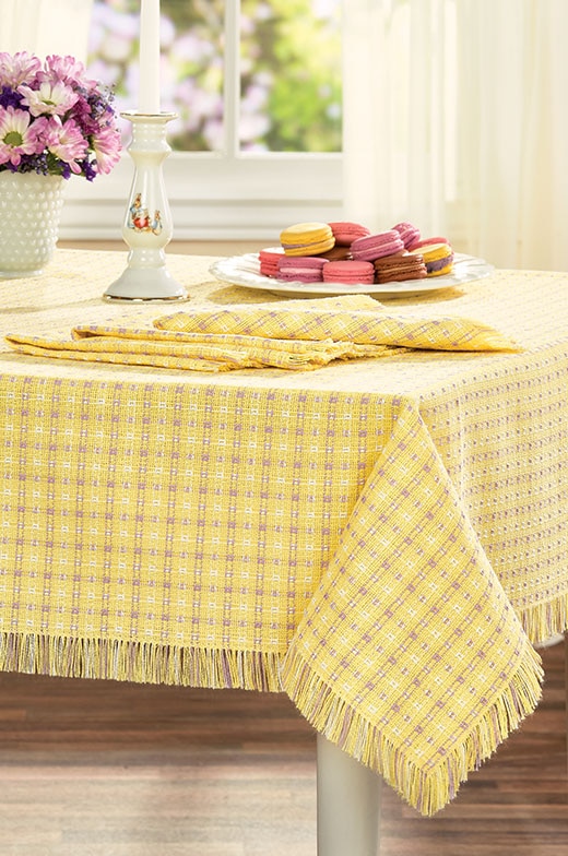 Mountain Weave Cotton Tablecloth