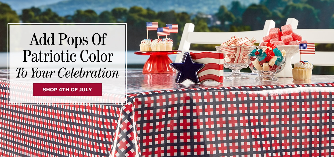 Add Pops of Patriotic Color to Your Celebration. Shop 4th of July