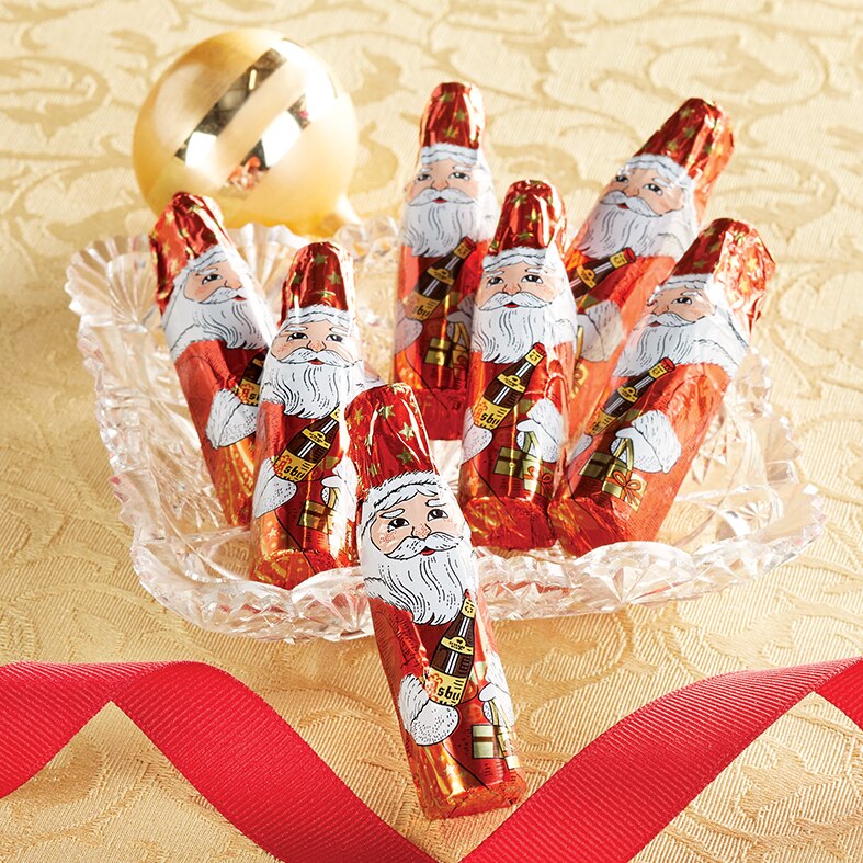 Asbach Brandy Filled Dark Chocolate Santas