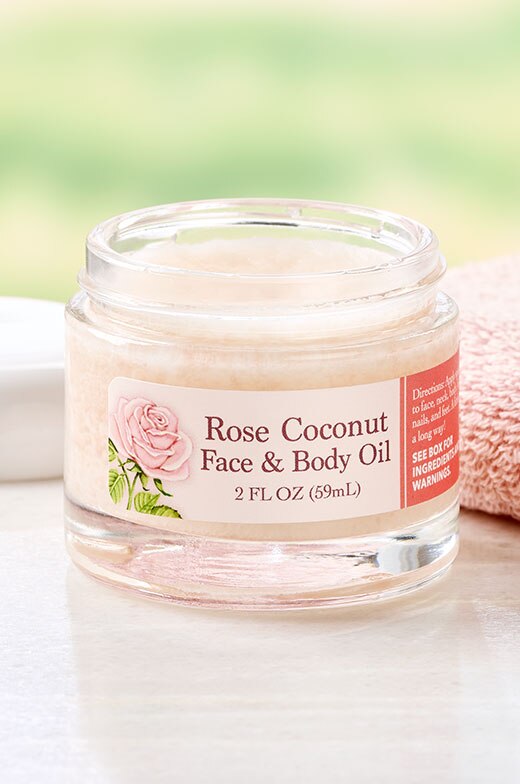 Rose Coconut Face And Body Oil
