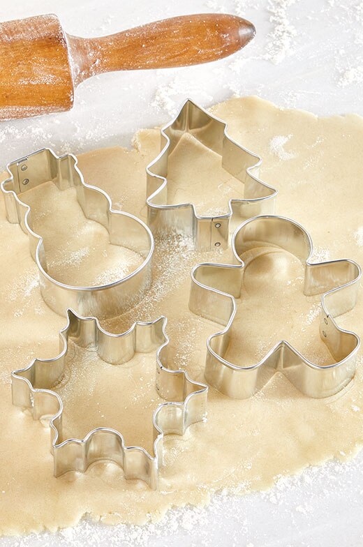 Christmas Cookie Cutter Set, 4 Piece