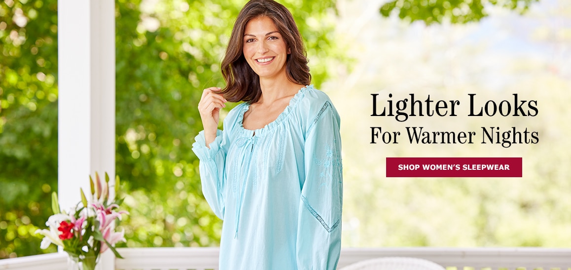 Lighter Looks for Warmer Nights. Women's Sleepwear