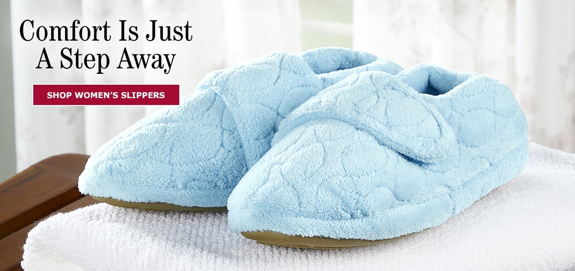 Comfort Is Just a Step Away. Shop Women's Slippers