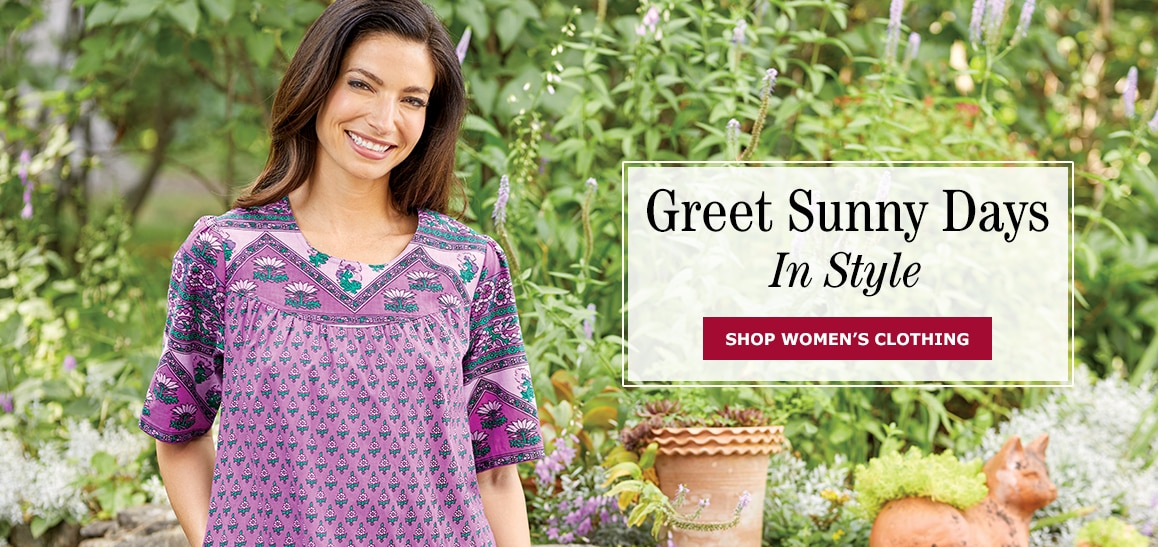 Greet Sunny Days in Style. Shop Women's Clothing
