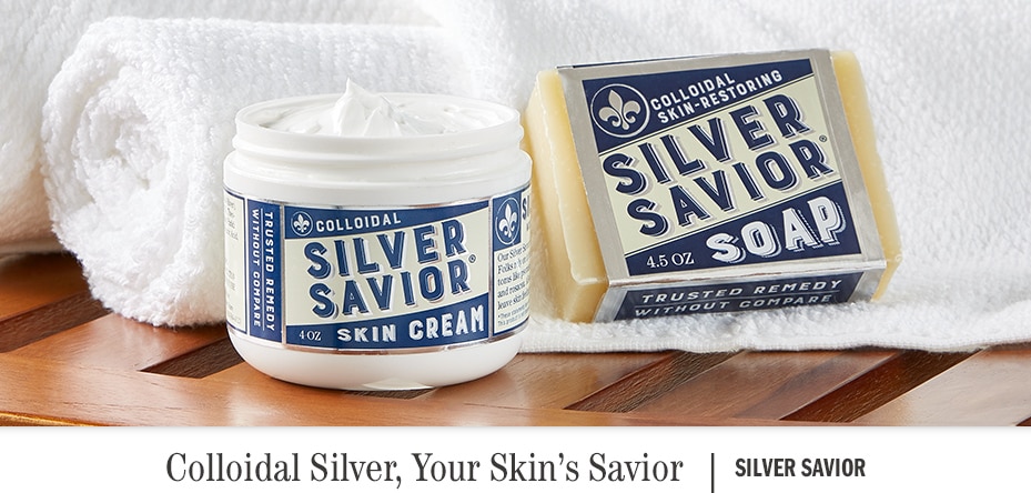 Silver Savior Colloidal Silver Skin Face And Body Cream, Silver Savior Colloidal Silver Face And Body Soap
