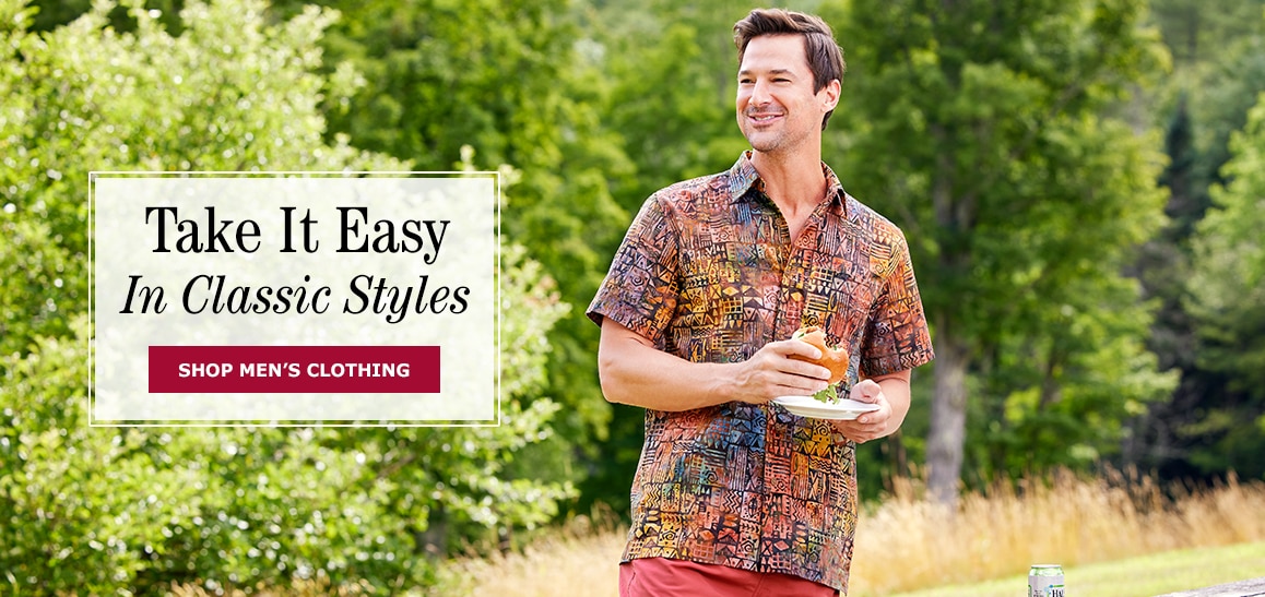 Take It Easy in Classic Styles. Shop Men's Clothing