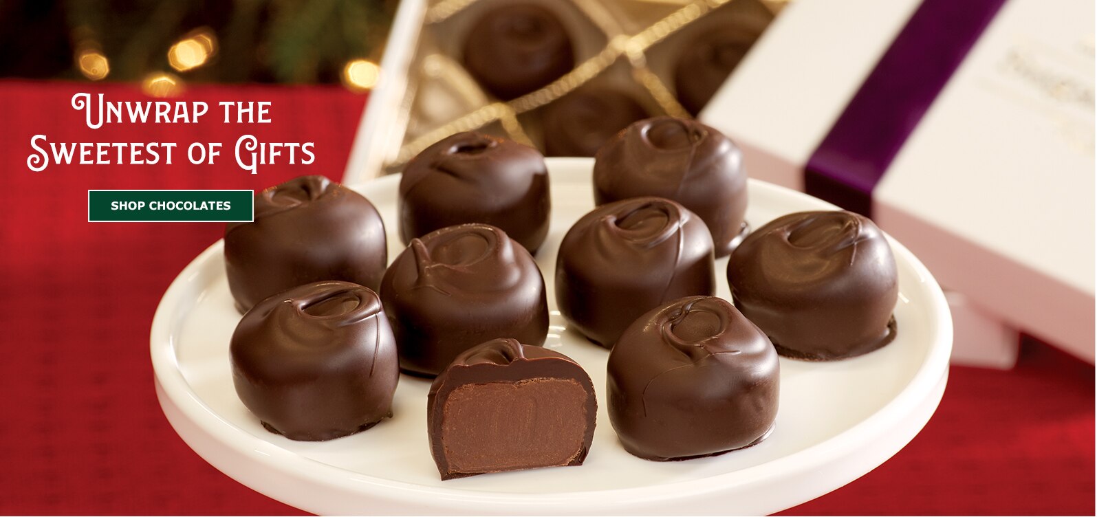 Unwrap the Sweetest of Gifts. Shop Chocolates